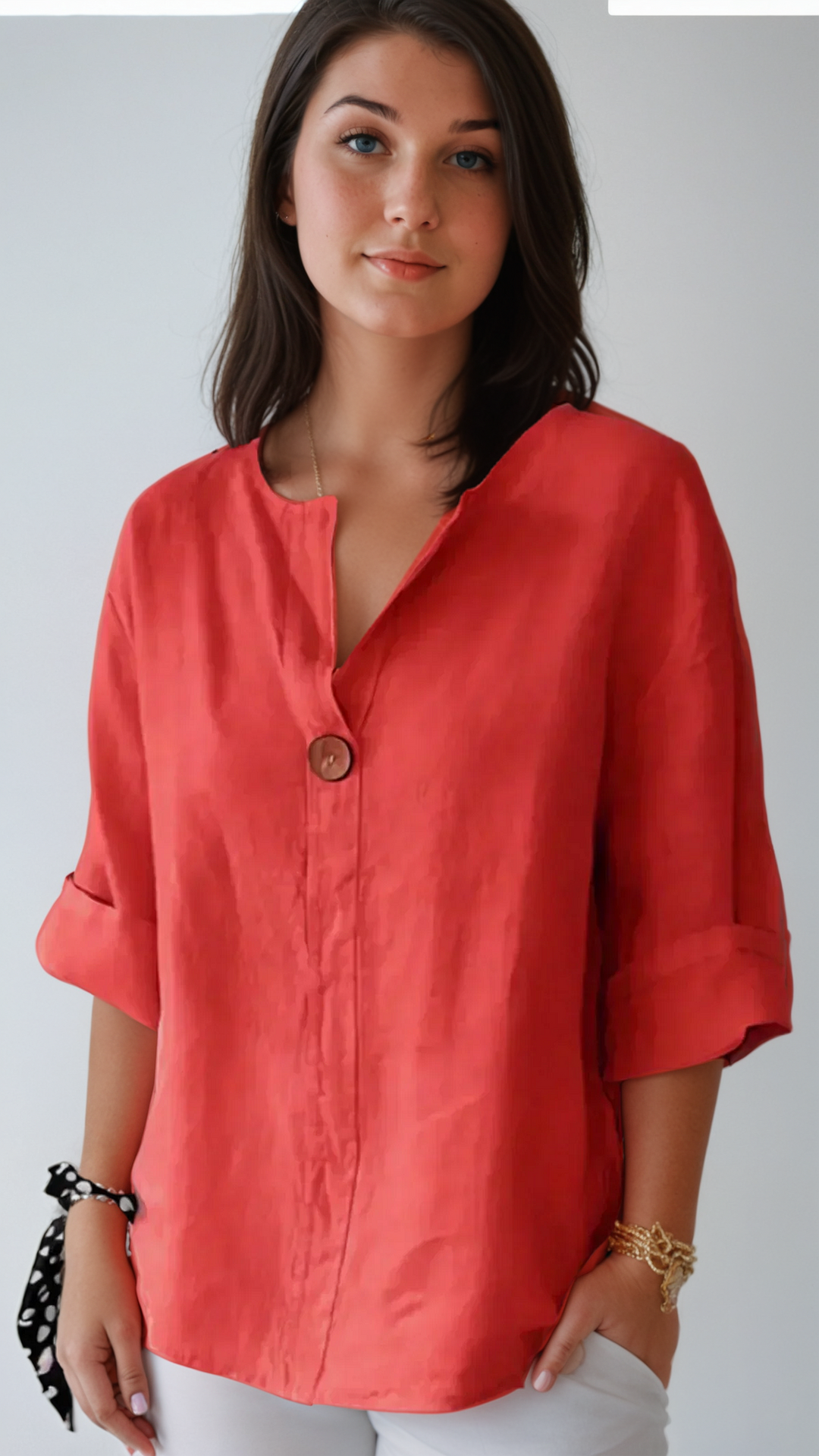 BEKARDO™ | Rosa Casual V-neck Blouse