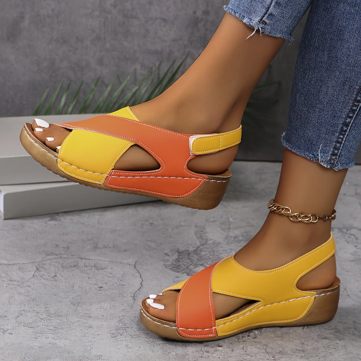 BEKARDO™ | Giulana Double Colour Orthopedic Sandal