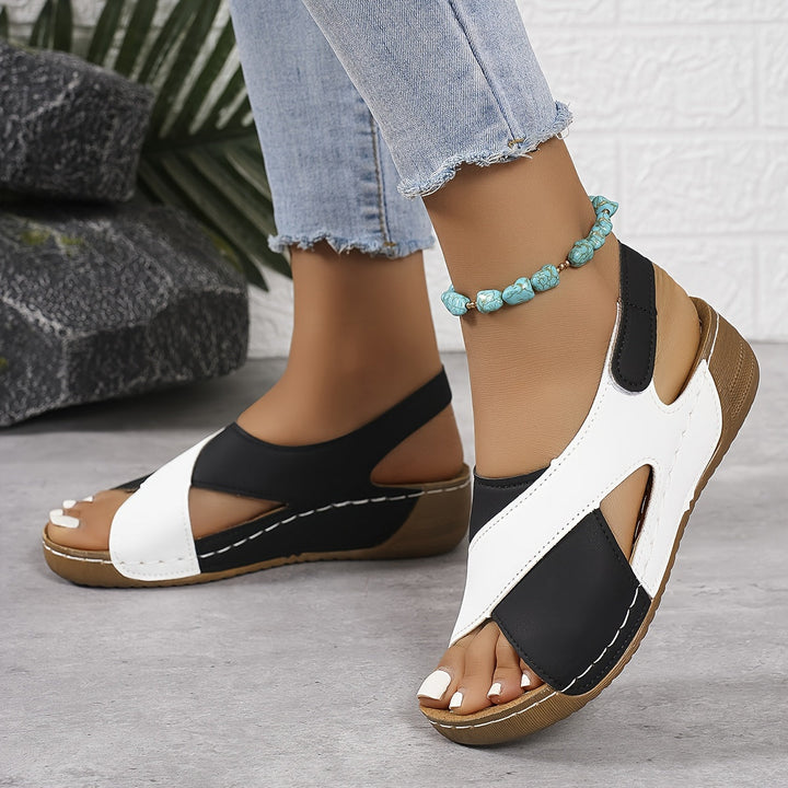 BEKARDO™ | Giulana Double Colour Orthopedic Sandal