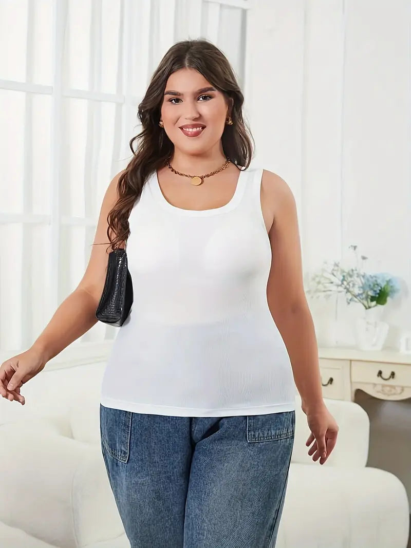 BEKARDO™ | Rosa Plus Size Tanktop With Built-In Bra