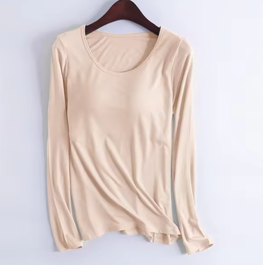 BEKARDO™ | Long Sleeve Shirt With Built-In Bra