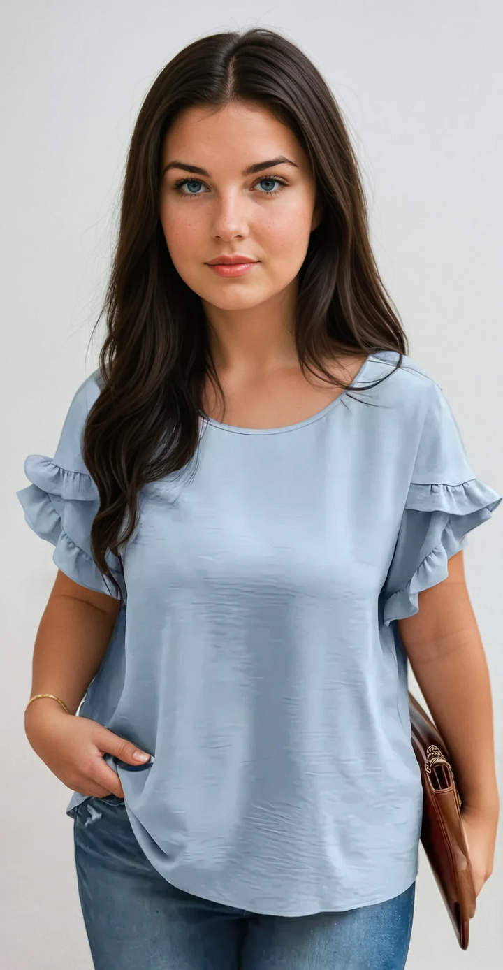 BEKARDO™ | The Mila Ruffle Sleeve Blouse