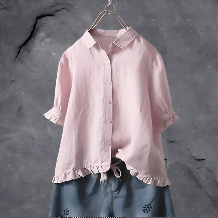 BEKARDO™ | Rosa Elegant Cotton Shirt