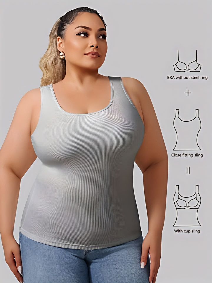 BEKARDO™ | Bigger Sizes Tanktop With Built-In Bra