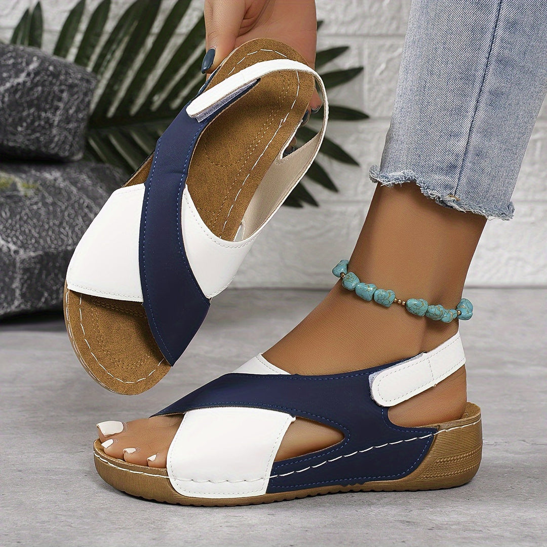 BEKARDO™ | Giulana Double Colour Orthopedic Sandal