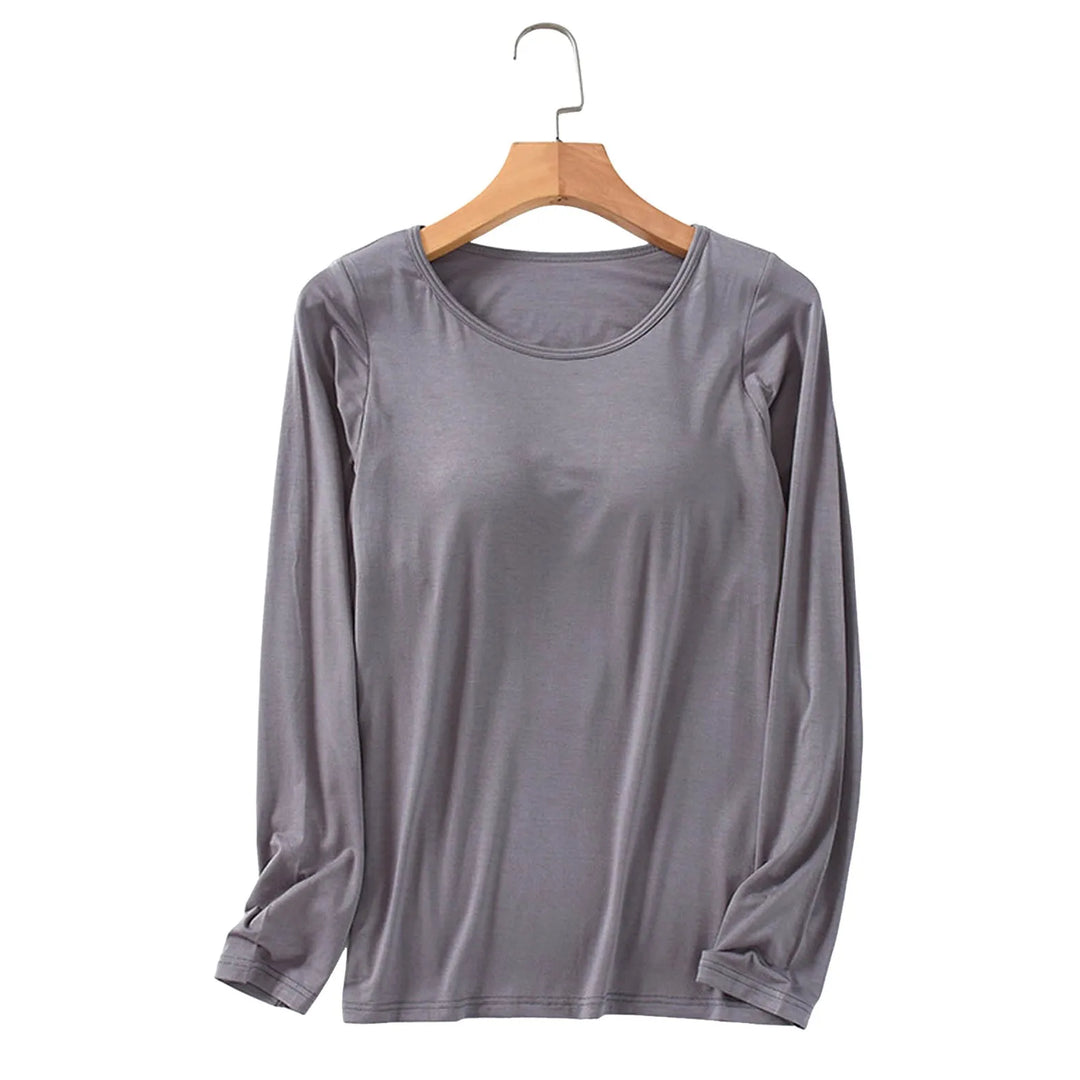 BEKARDO™ | Long Sleeve Shirt With Built-In Bra