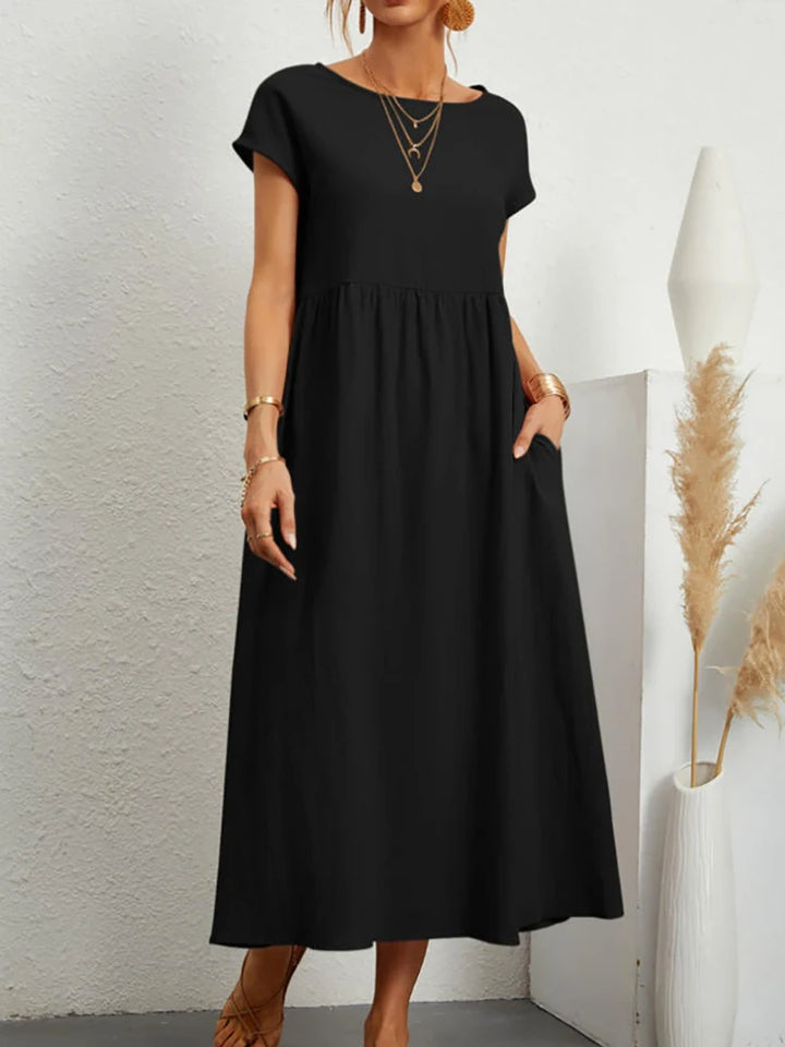 BEKARDO™ | The Bella Vintage Cotton Maxi Dress