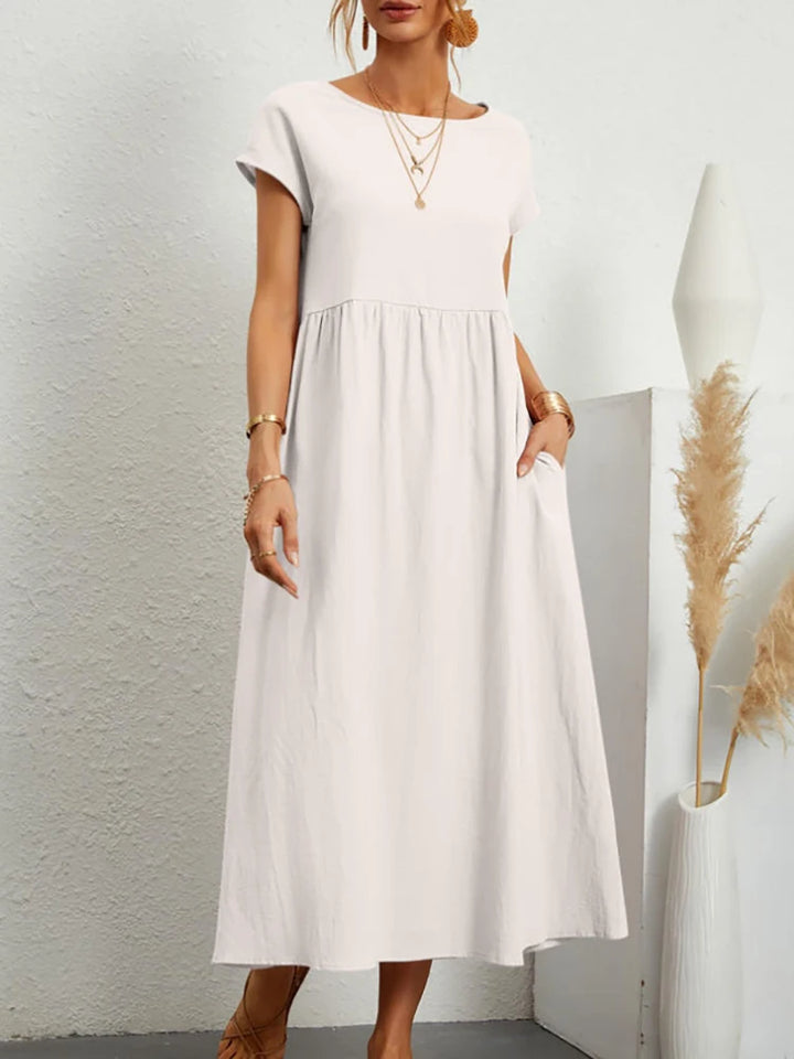 BEKARDO™ | The Bella Vintage Cotton Maxi Dress