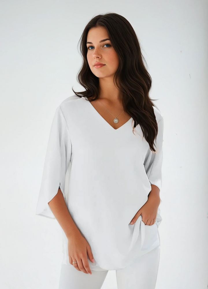 BEKARDO™ | Valentina V Neck Blouse