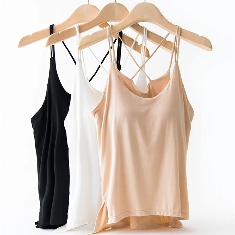 BEKARDO™ | Comfy Modal Top with Built-In Bra