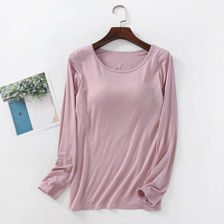 BEKARDO™ | Long Sleeve Shirt With Built-In Bra