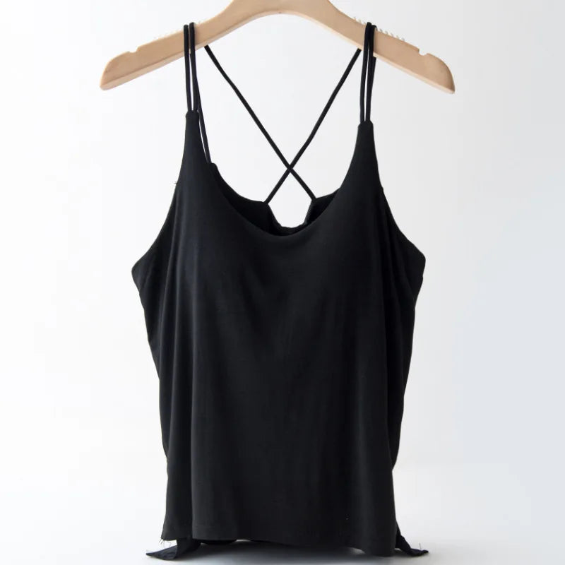 BEKARDO™ | Comfy Modal Top with Built-In Bra