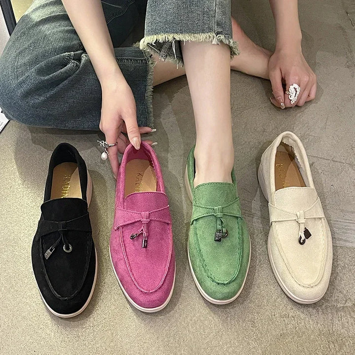 Effortless Women's Suede Loafers